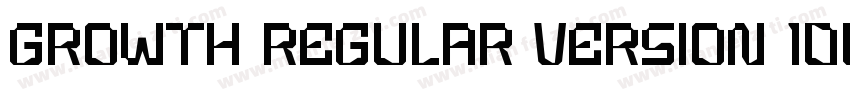 Growth Regular Version 1006Fontse字体转换